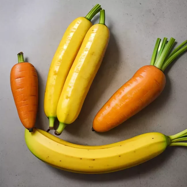 bananas y zanahorias penes